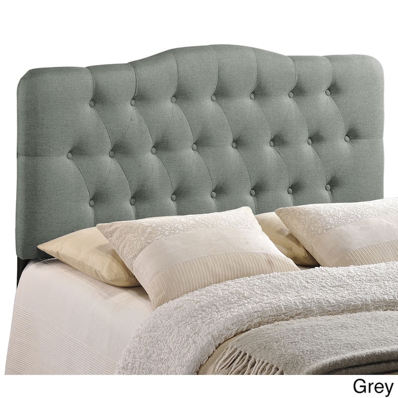 The Gray Barn Burr Hollow Queen Fabric Upholstered Headboard