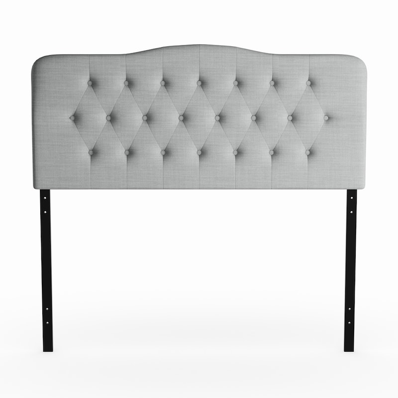 The Gray Barn Burr Hollow Queen Fabric Upholstered Headboard
