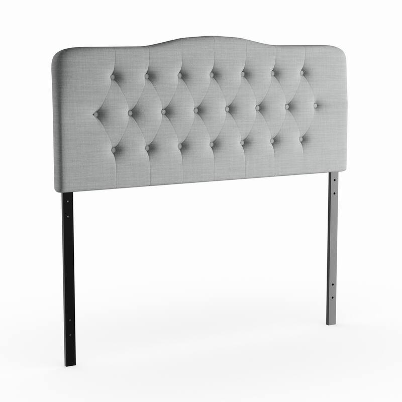 The Gray Barn Burr Hollow Queen Fabric Upholstered Headboard - Ivory