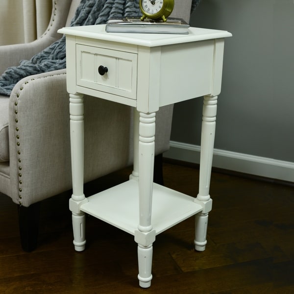 The Gray Barn Robert One Drawer Square Accent Table