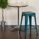 Carbon Loft Walton Distressed Metal 24-inch Backless Counter Stool - Thumbnail 13