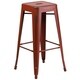 Carbon Loft Walton Distressed Metal 30-inch Backless Barstool - Thumbnail 2