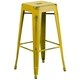 Carbon Loft Walton Distressed Metal 30-inch Backless Barstool - Thumbnail 1