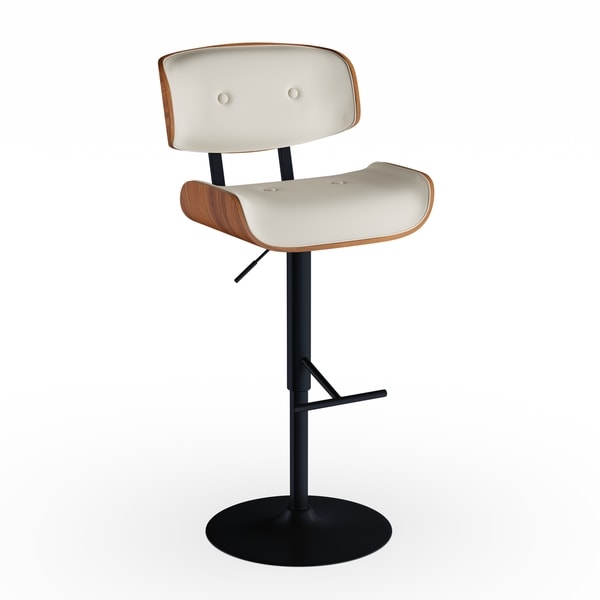 Carson Carrington Nybro Mid-century Modern Adjustable Barstool