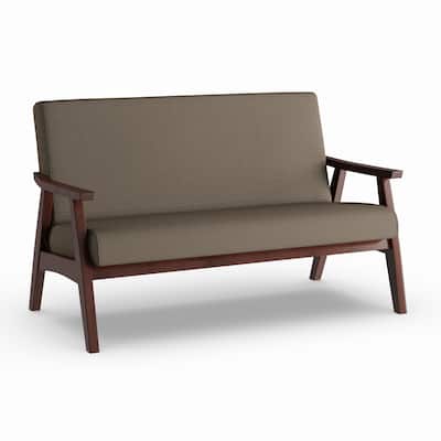 Carson Carrington Karkkila Mid-Century Settee Loveseat