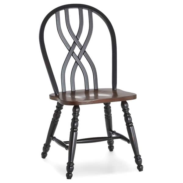 Shop Yorkton Set Of 2 Hoop Back Side Chairs Free Shipping Today