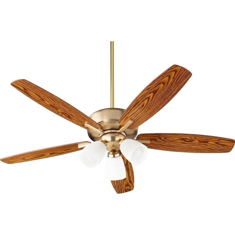 Breeze 52" Transitional LED 3 Light Cluster Uni-Pack Ceiling Fan
