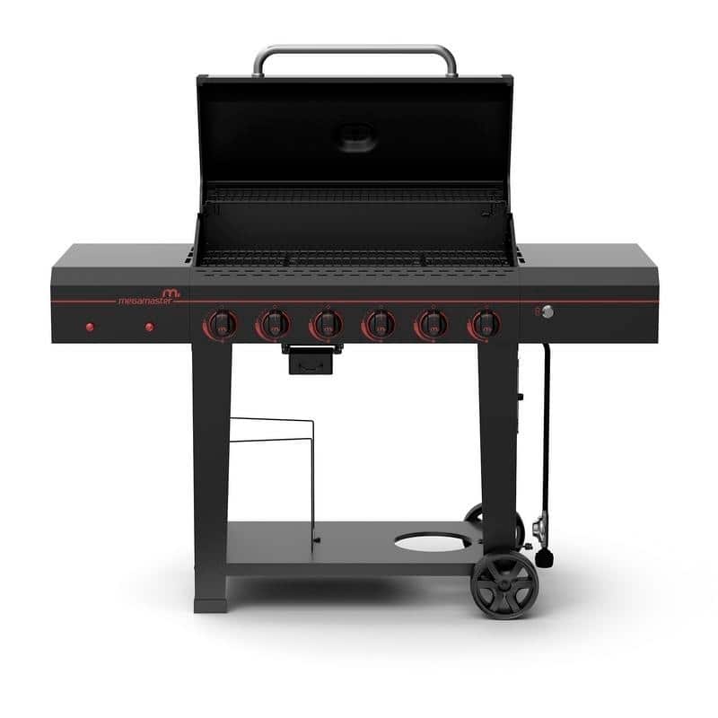Megamaster Battery Operated 6-Burner Grill