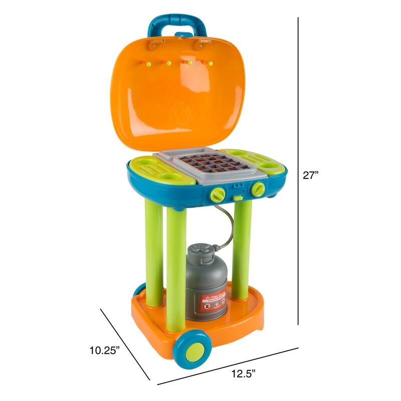 BBQ Grill Toy Set- Kids Dinner Playset - by Hey! Play!
