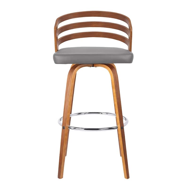 Carbon Loft Evan Mid-century Swivel Counter Height Stool