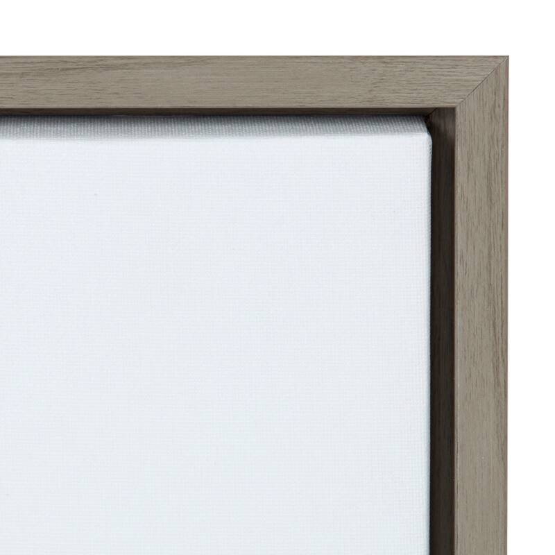 Sylvie Whale Tail in the Ocean Framed Canvas Art, Gray 18 x 24