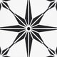 preview thumbnail 2 of 5, Handmade Tafilalt in White and Black Tile, Pack of 12 (Morocco)
