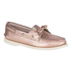 sperry rose gold loafers