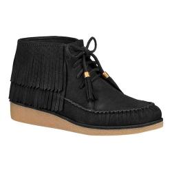 ugg caleb leather wedge bootie