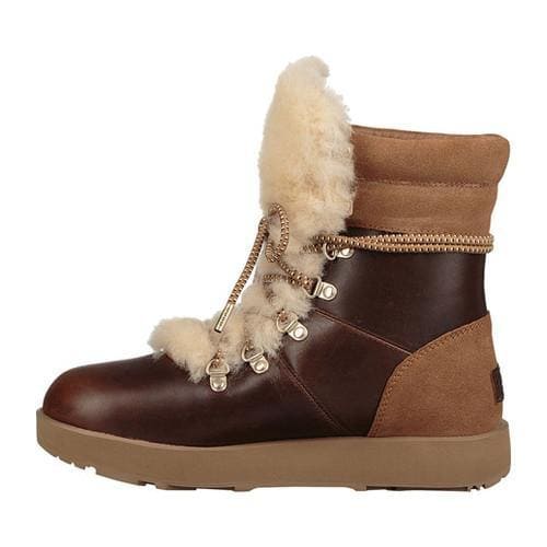 vicki waterproof leather & sheepskin boots