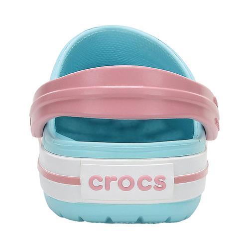 crocband ice blue white