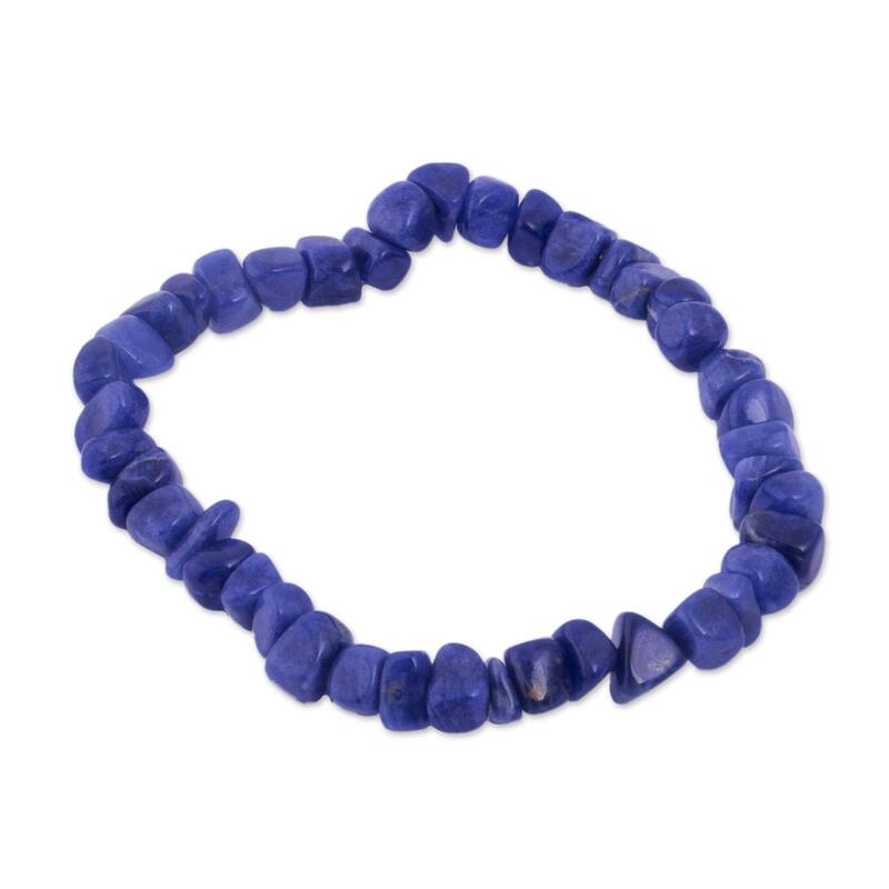 Handmade Sodalite 'Nature's Harmony' Bracelet (Peru)