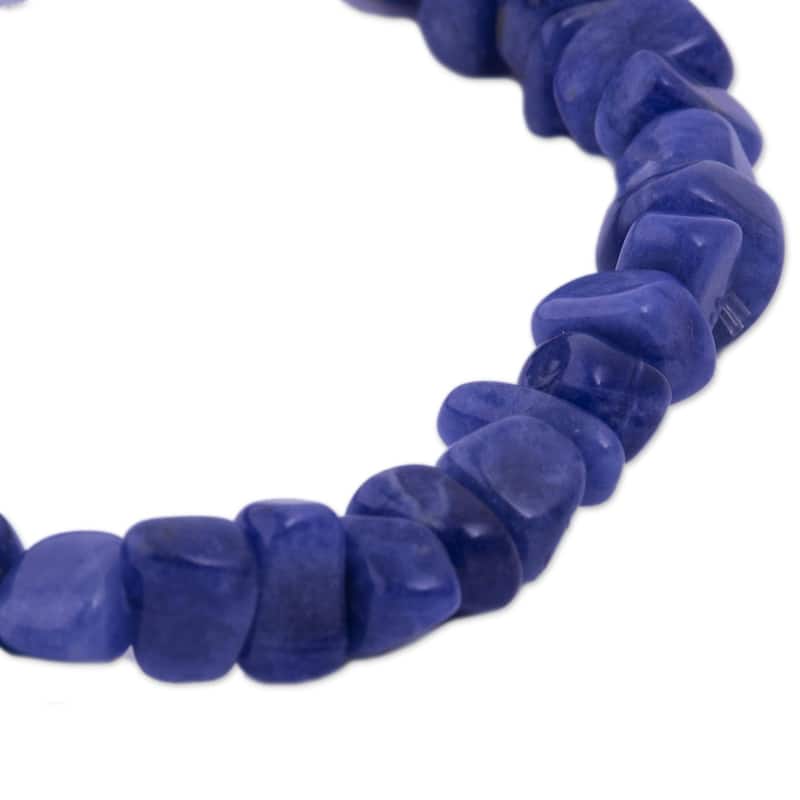 Handmade Sodalite 'Nature's Harmony' Bracelet (Peru)