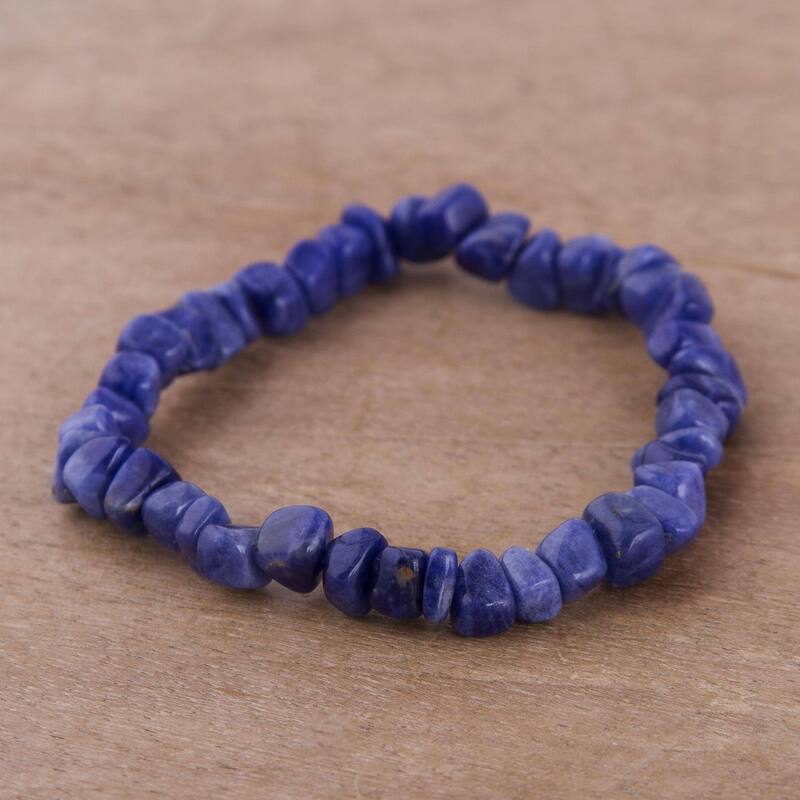 Handmade Sodalite 'Nature's Harmony' Bracelet (Peru)