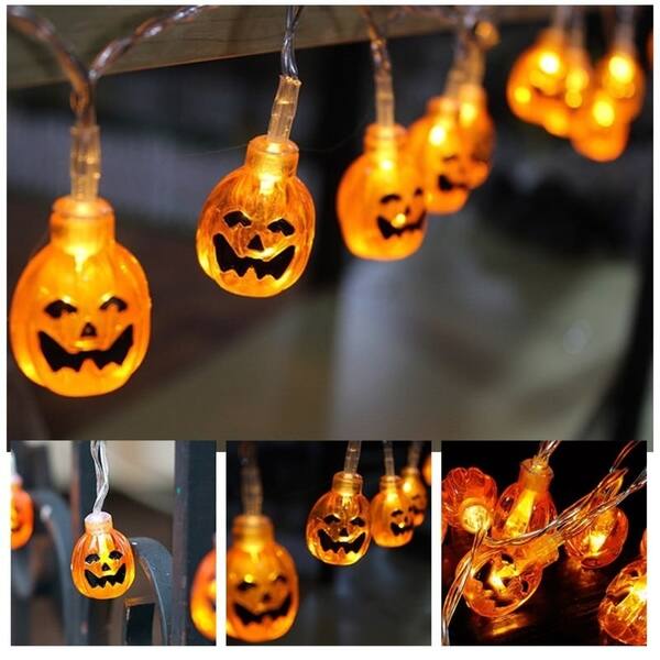 Shop 2 2m 20led Pumpkin String Lights For Halloween Party Decor