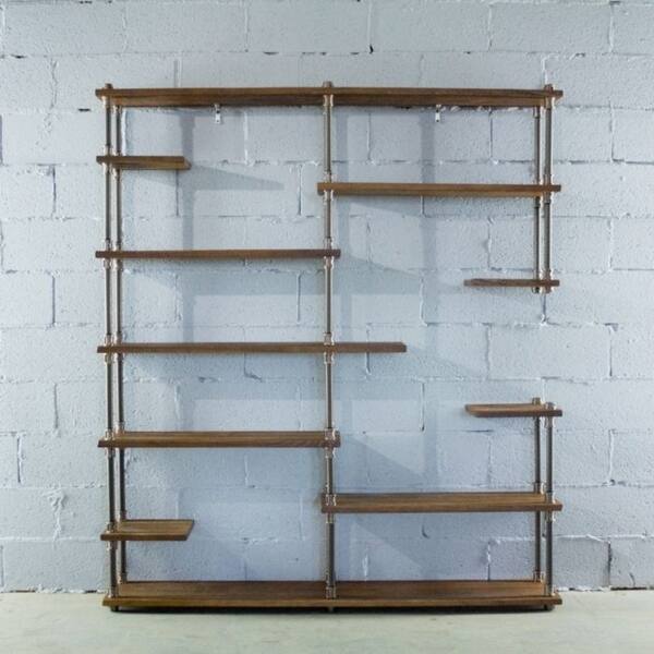 Furniture Pipeline Nashville Industrial Mid-Century Etagere ...