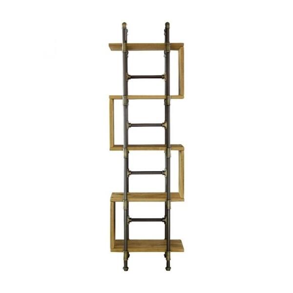 Furniture Pipeline Tucson Modern Tall Narrow 5 Shelf Industrial Etagere Bookcase Display Overstock 20442455 This ladder bookcase is a typical factory item as a model and converted it into practical furniture. furniture pipeline tucson modern tall