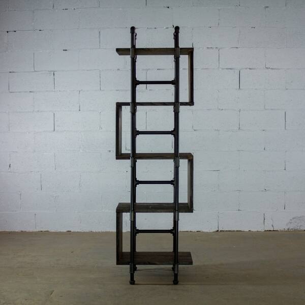 Shop Furniture Pipeline Tucson Modern Tall Narrow 5 Shelf