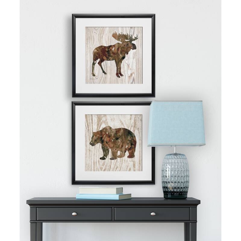 Pine Forest Moose & Bear -2 Piece Set