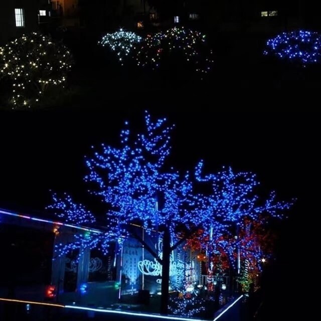 200 Outdoor Solar Ed Led String Fairy Lights On Solar Ed Led String Fairy Lights