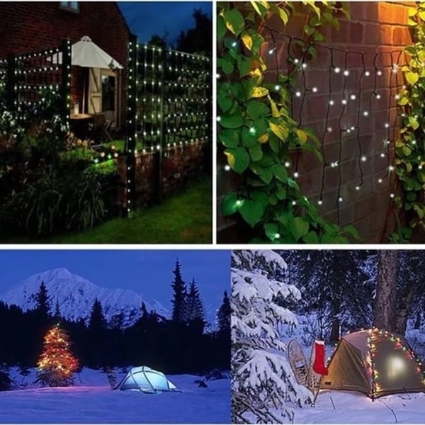 200 Outdoor Solar Powered LED String Fairy Lights. Opens flyout.