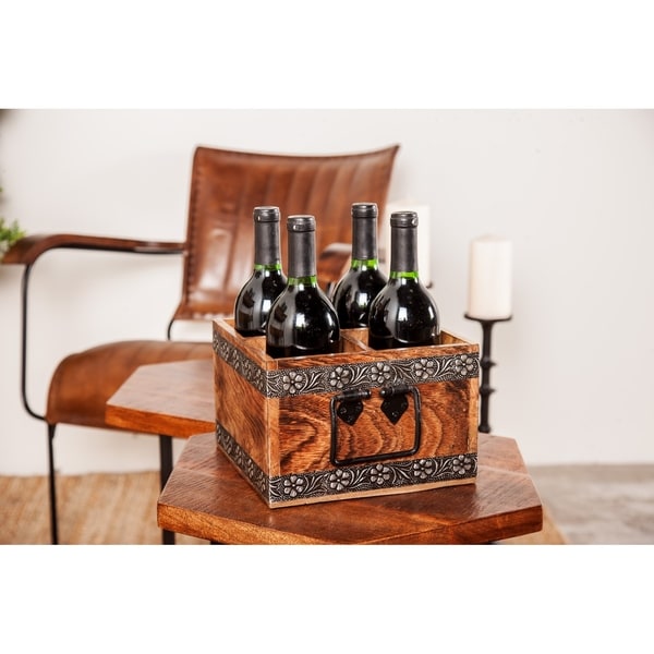 Square discount wine racks