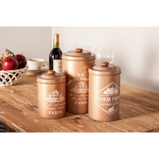 brown kitchen canisters        
        <figure class=