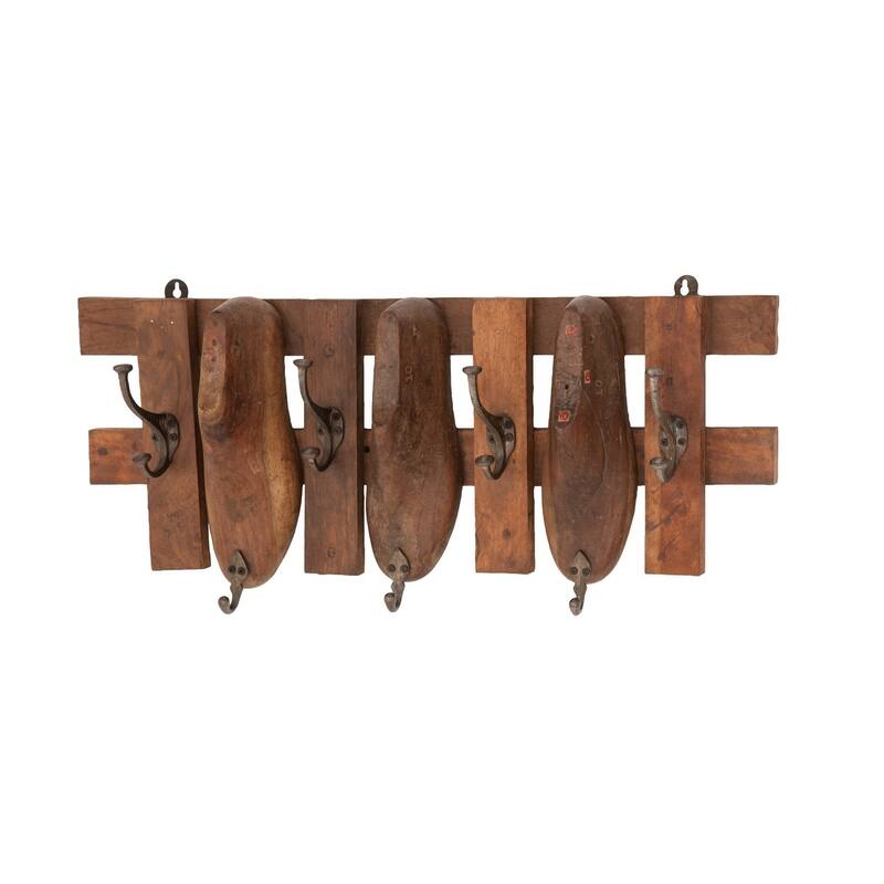 Vintage 7 Hook Hanger 30 x 11