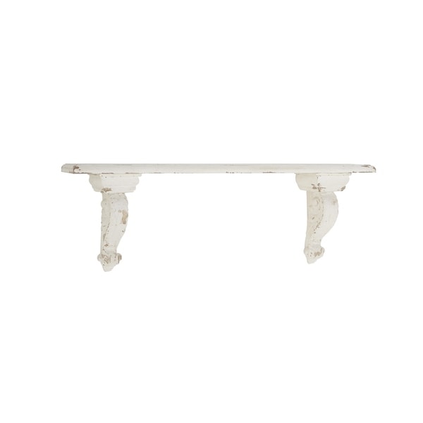 Rustic 7 X 13 Inch Distressed White Wall Shelf Free Shipping Rustic 7 X 13 Inch Distressed White Wall Shelf