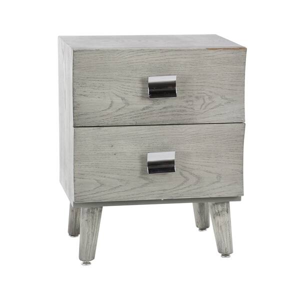 Shop Modern 3 Piece Wood And Stainless Steel Drawer Console And