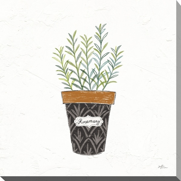 Janelle Penner "Fine Herbs IX" Giclee Stretched Canvas Wall Art. Opens flyout.