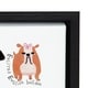 preview thumbnail 3 of 3, Sylvie Dog Alphabet Framed Canvas Wall Decor, Black 18 x 24 - 18x24