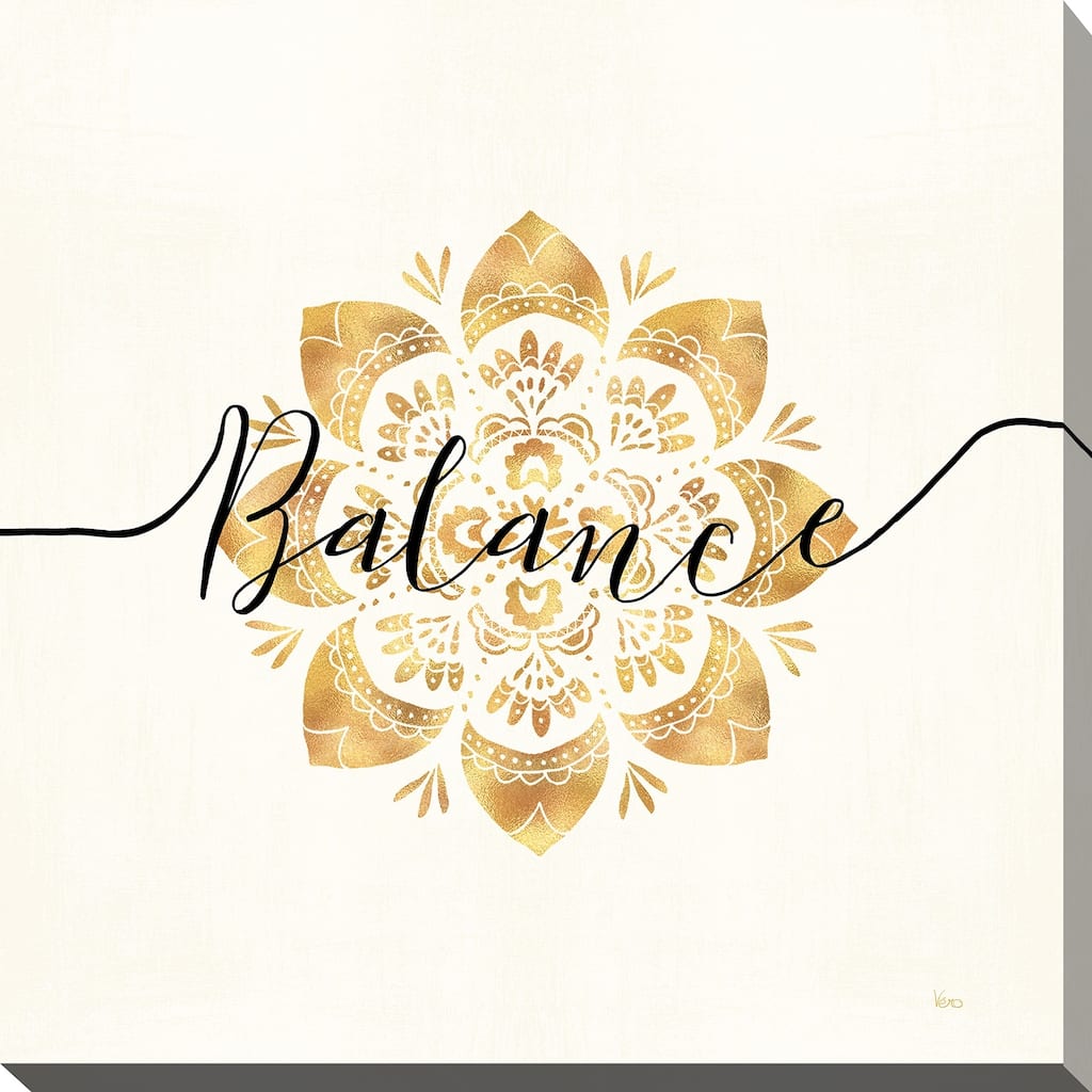 Veronique Charron "Namaste IV" Giclee Stretched Canvas Wall Art