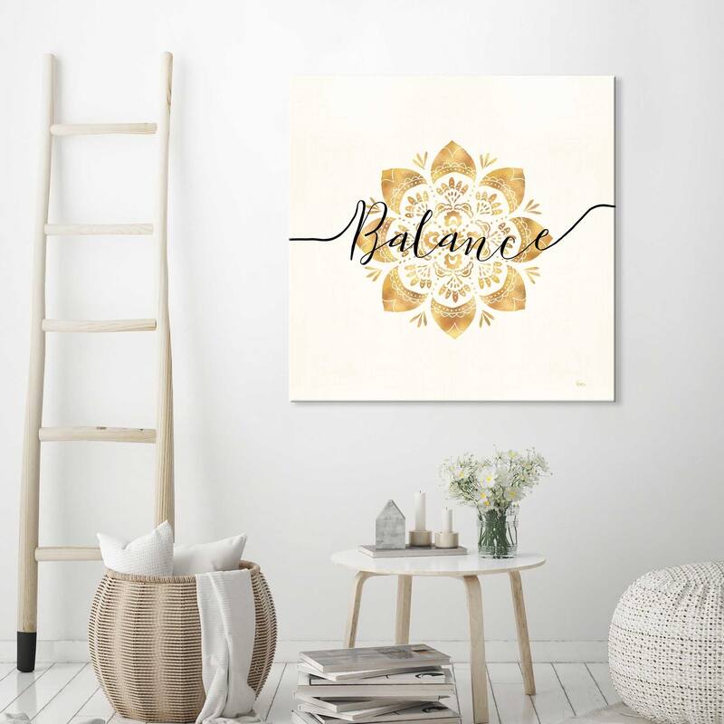 Veronique Charron "Namaste IV" Giclee Stretched Canvas Wall Art