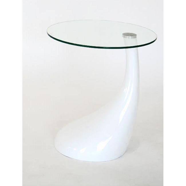 Vanessa White End Table