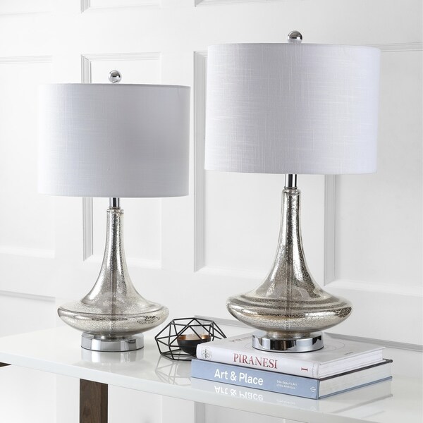 silver chrome table lamp