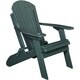 Folding Adirondack Chair w/ Cup Holder - Poly Lumber - Thumbnail 14