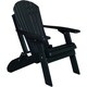 Folding Adirondack Chair w/ Cup Holder - Poly Lumber - Thumbnail 8