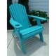 Folding Adirondack Chair w/ Cup Holder - Poly Lumber - Thumbnail 3