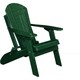 Folding Adirondack Chair w/ Cup Holder - Poly Lumber - Thumbnail 17