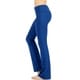 preview thumbnail 2 of 9, JED Women's Ultra Stretchy Fold-Over Waist Flared Yoga Pants