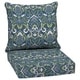 Arden Selections Sapphire Aurora Damask Outdoor Deep Seat Set - Thumbnail 0