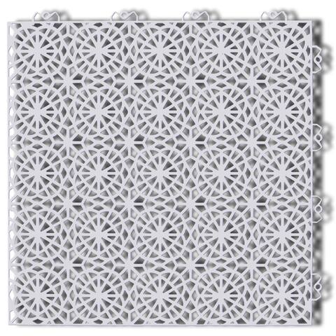 Bergo XL Interlocking Floor Tiles, Center, 14.8" x 14.8", 35 Pack