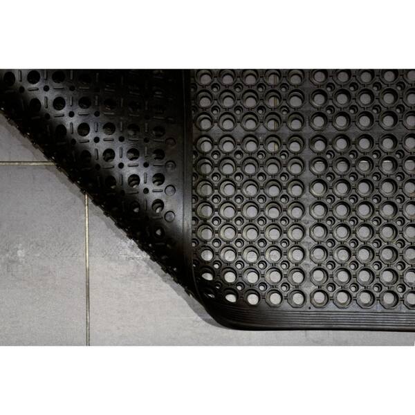 Shop Mats Inc Cushion Safe Kitchen Mat Black 2 8 X 3 11