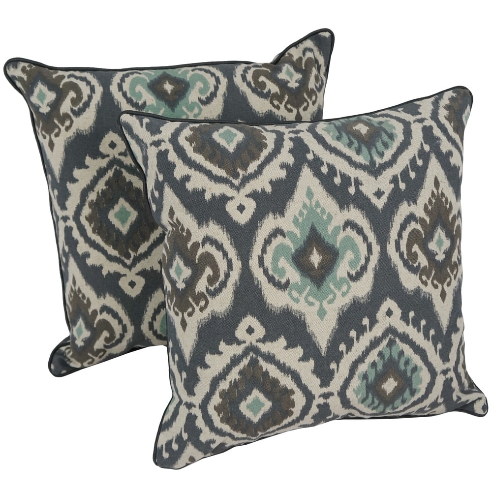 Blazing Needles 17-inch Designer Throw Pillows (Set of 2)